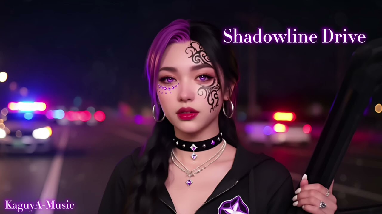 【AI-Music】AIシンガー KaguyA | Shadowline Drive (オリジナル曲)