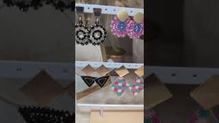 Earrings for Valentine's Day #short #earringmaking #dyi #diy #handmadejewelry #earchain #earparty
