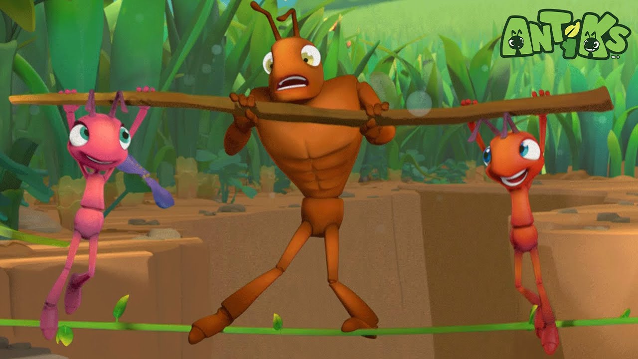 Na Corda Bamba 🤪 ANTIKS BRASIL | Desenhos Animados Engraçados para Crianças