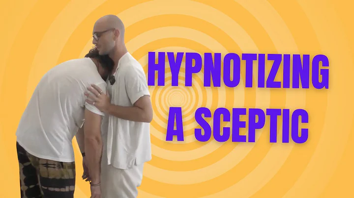 Hypnotizing a "Resistant" Sceptic Volunteer @hidavidmarius #hypnosis #hypnotized #magician