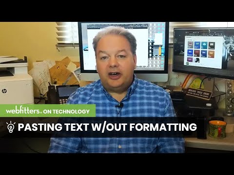 Webfitters On Technology: Ctrl+Shift+V: An easy way to paste without formatting