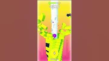 (Stack ball 3D game please subscribe to my channel 🙏 Red Titans 0.9 #viral #subscribe #shorts #like)