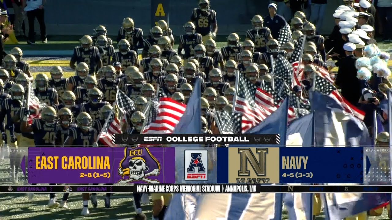 Highlights: Navy Football vs. ECU