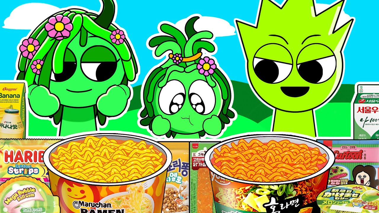 Incredibox Sprunki Animation - Vineria Owack Family Convenience Store Food | ASMR MUKBANG