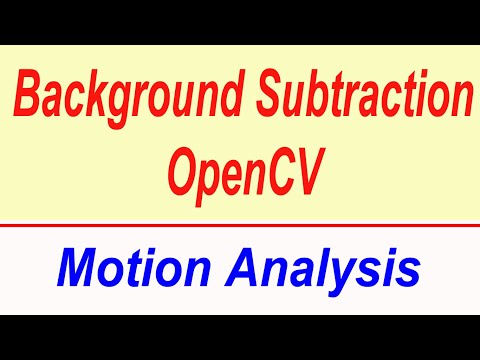 How To Implement Background Subtraction and Motion Detection in OpenCV