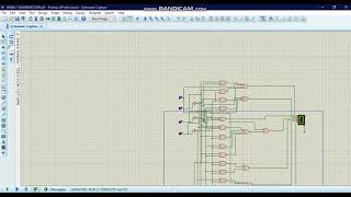 7 SEGMENTS TO BCD DISPLAY USING LOGIC GATES ON PROTEUS SOFTWARE