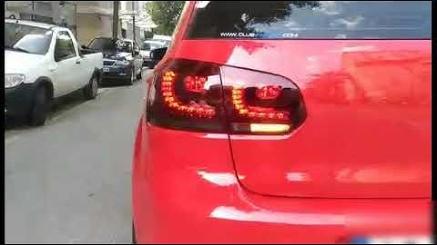 cool golf 6 mk6 taillight Sequential Indicator video from my lovely customer