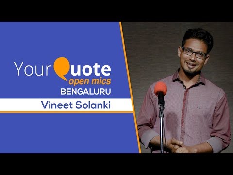 'Aam Zindagi' by Vineet Solanki | Hindi Poetry | YQ - Bengaluru (Open Mic 14)