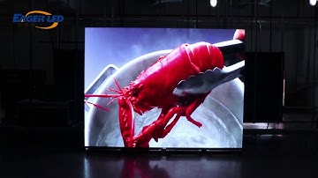 640X1920mm P3.076 outdoor LED poster screen video aging test