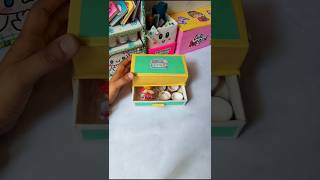 DIY cardboard pencil box craft 😲#shorts#cardboard#diy#pencilbox#craft