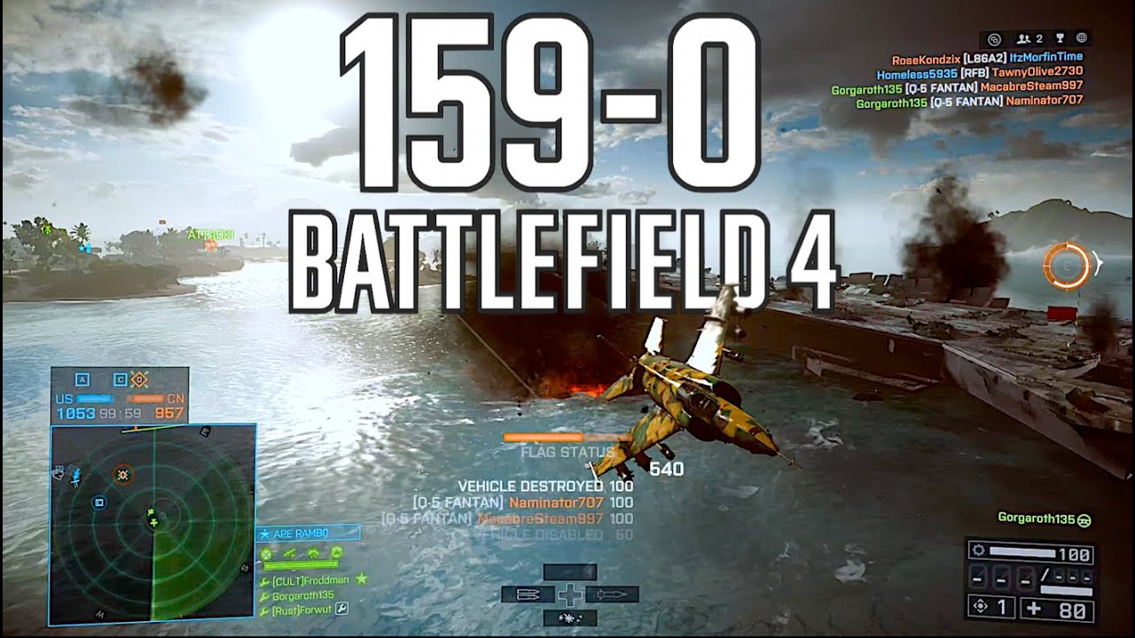 159-0 | Paracel Storm | Battlefield 4 | 4K Attack Jet Gameplay #55