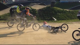 BMX Race Crash Compilation  Justin Kimmann