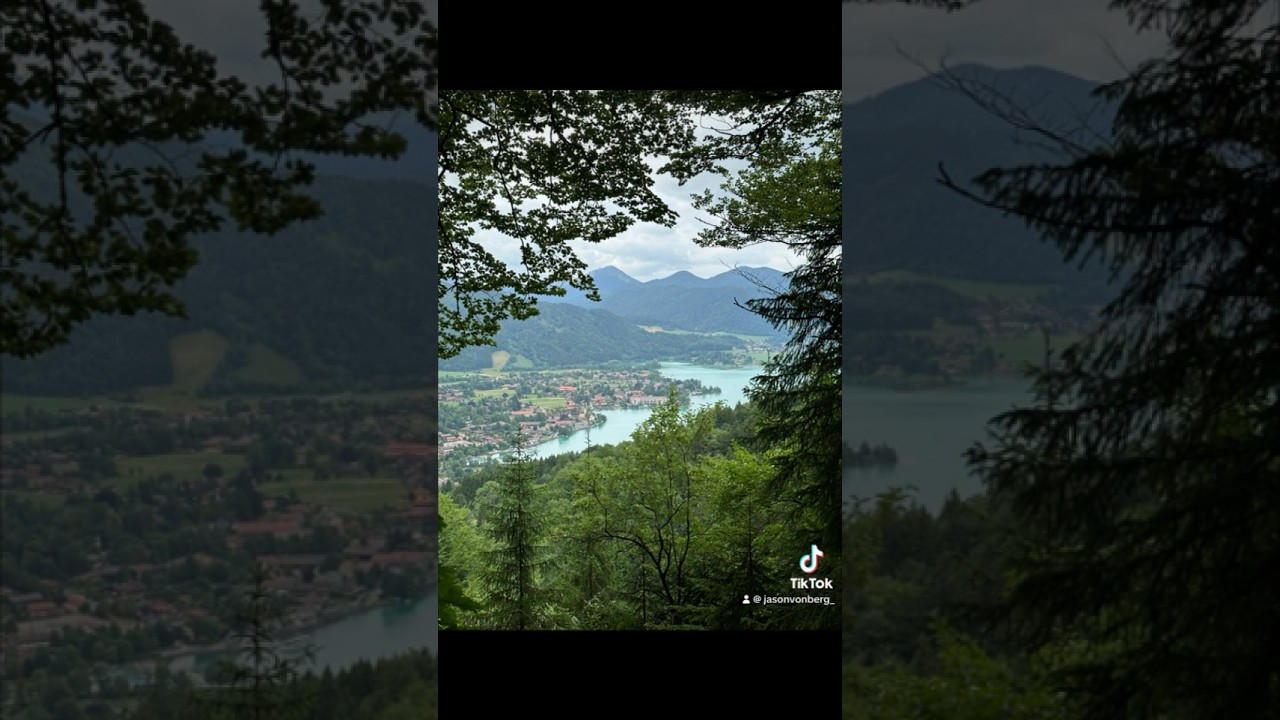 Visit Tegernsee in Germany. You can rent a bike, hike, or browse the shops. 