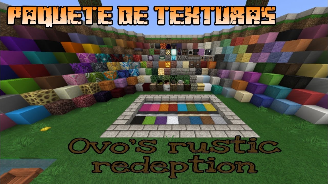 Textura Para Minecraft Pe 1.14.30 Ovo's Rustic Redeption [Review] | Top ...