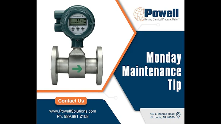 Powell Maintenance Tip: Cleaning Electrodes inside Mag Flow Meter