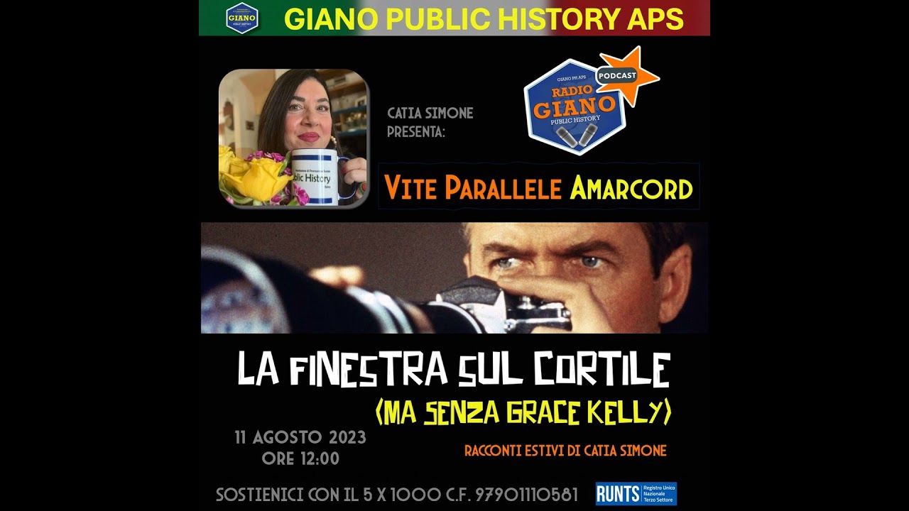 VP AMARCORD | LA FINESTRA SUL CORTILE MA SENZA GRACE KELLY di Catia SIMONE