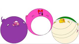 Birdo and Friends Love Being Inflated Balloon Animation