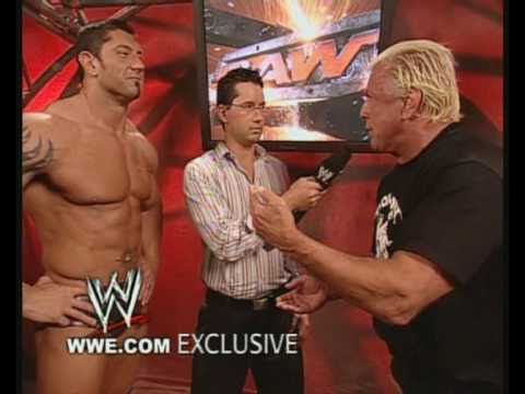 Ric Flair & Batista Backstage Interview 2004