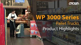 Crown Pallet Trucks | WP 3000 Series | Product Highlights