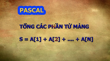 Tính tổng mảng gồm N phần tử | [PASCAL]