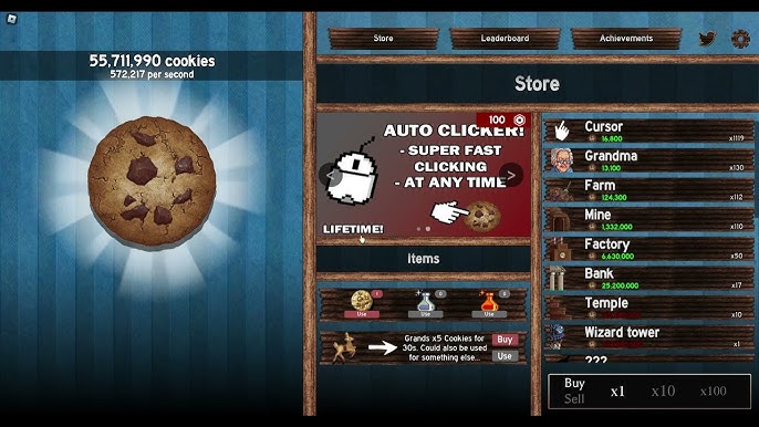 Cookie Clicker hack Project by Romantic Sound