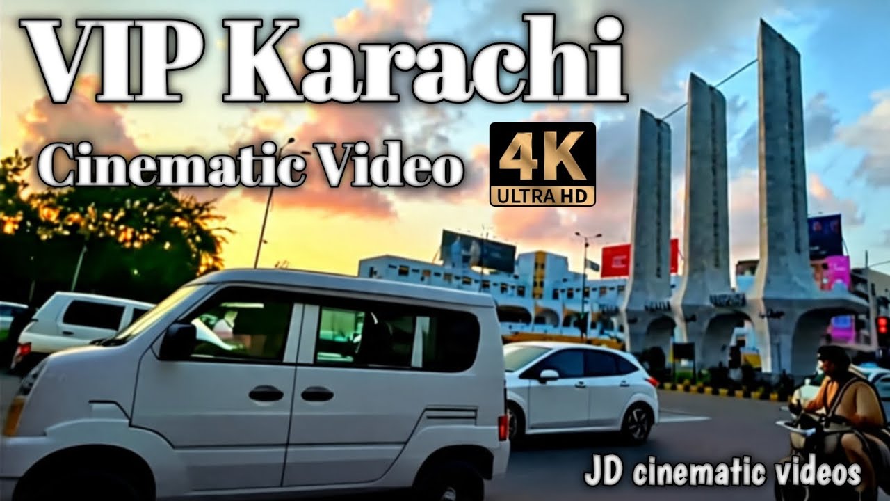 VIP Karachi Cinematic Video 4K Most Beautiful City of Pakistan | Teen Talwar to Sea View
