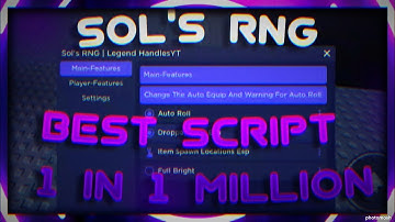 SOLS RNG SCRIPT & NO BAN 2024 | FAST AUTO ROLL AURA HACK | INF BOOST ITEM LUCK | OP CHEAT & NO KEY