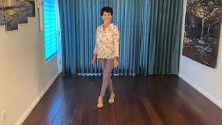 Cha Cha Caliente line dance demonstration and tutorial by Stephie