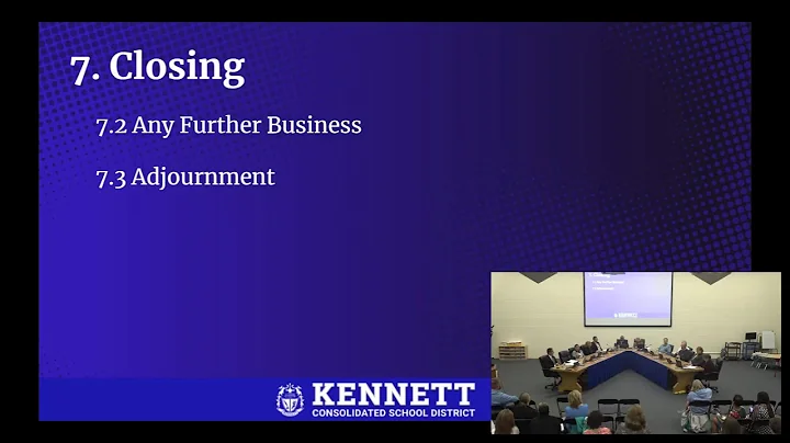 June 12, 2023 - School Board Meeting