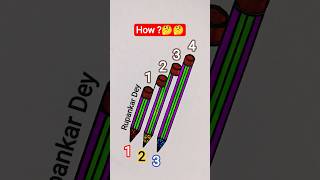 How is this possible...🤯🤔❓#drawing #shorts #3d #trending