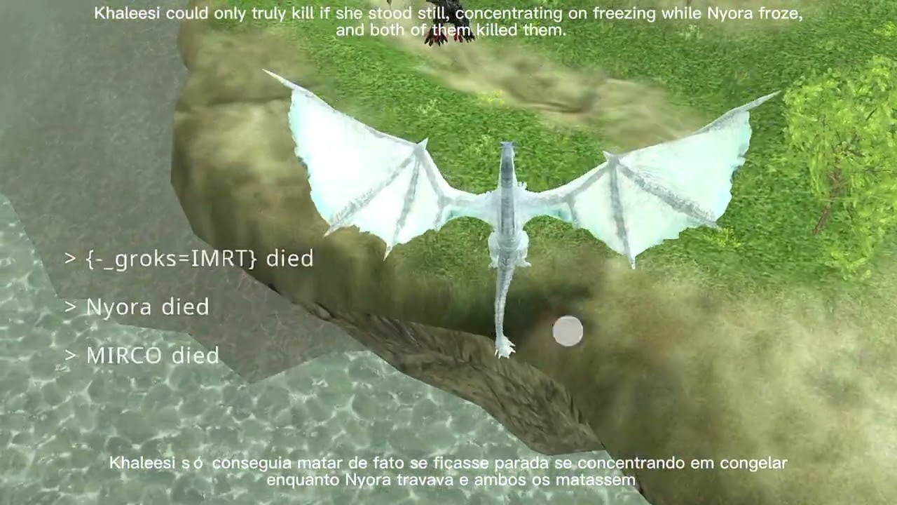 Khaleesi EAW & Nyora INV VS Immortal IMRT, Groks IMRT & ally. (This PvP wasn't serious). Dragon Sim