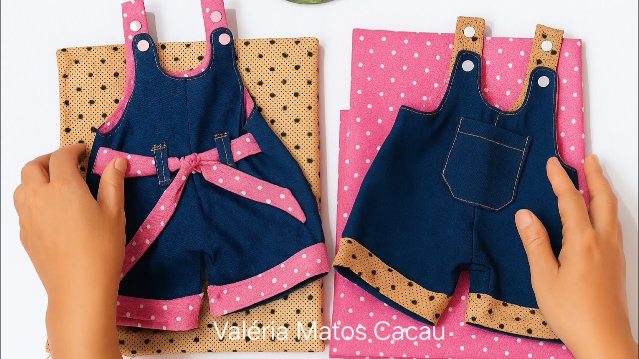 Faça Lindos Macacão para bonecas ❤️