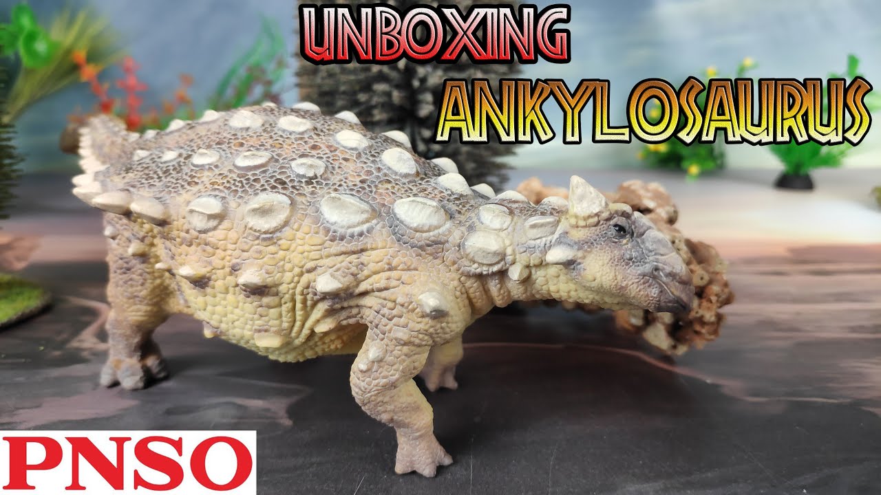 UNBOXING Y REVIEW SEDE EL ANKYLOSAURUS DINOSAURIOS!!! \\ PNSO