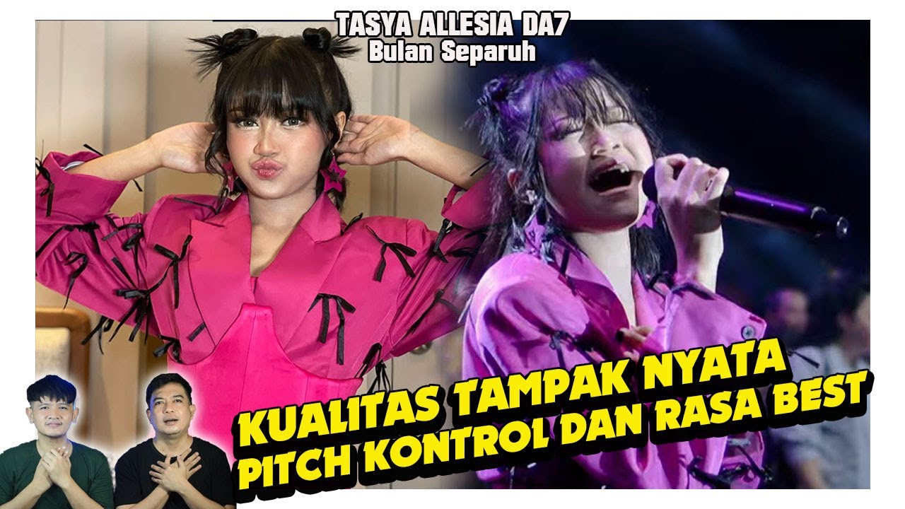 Konser kemenangan Tasya Allesia DA7. Bulan Separuh, terdengar syahdu.