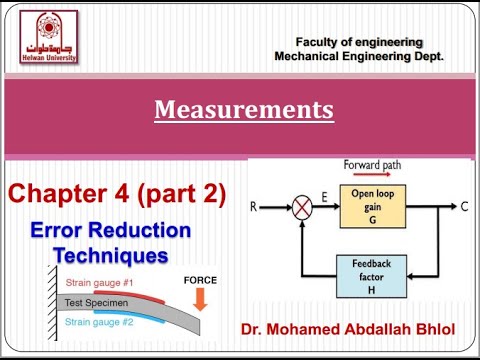 Error reduction techniques (ch 4 part 2) - YouTube