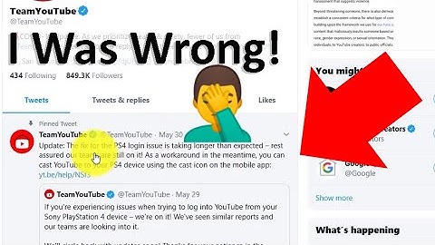 Unable to Sign in to Youtube on PS4 - Error NP-37602-8 UPDATE