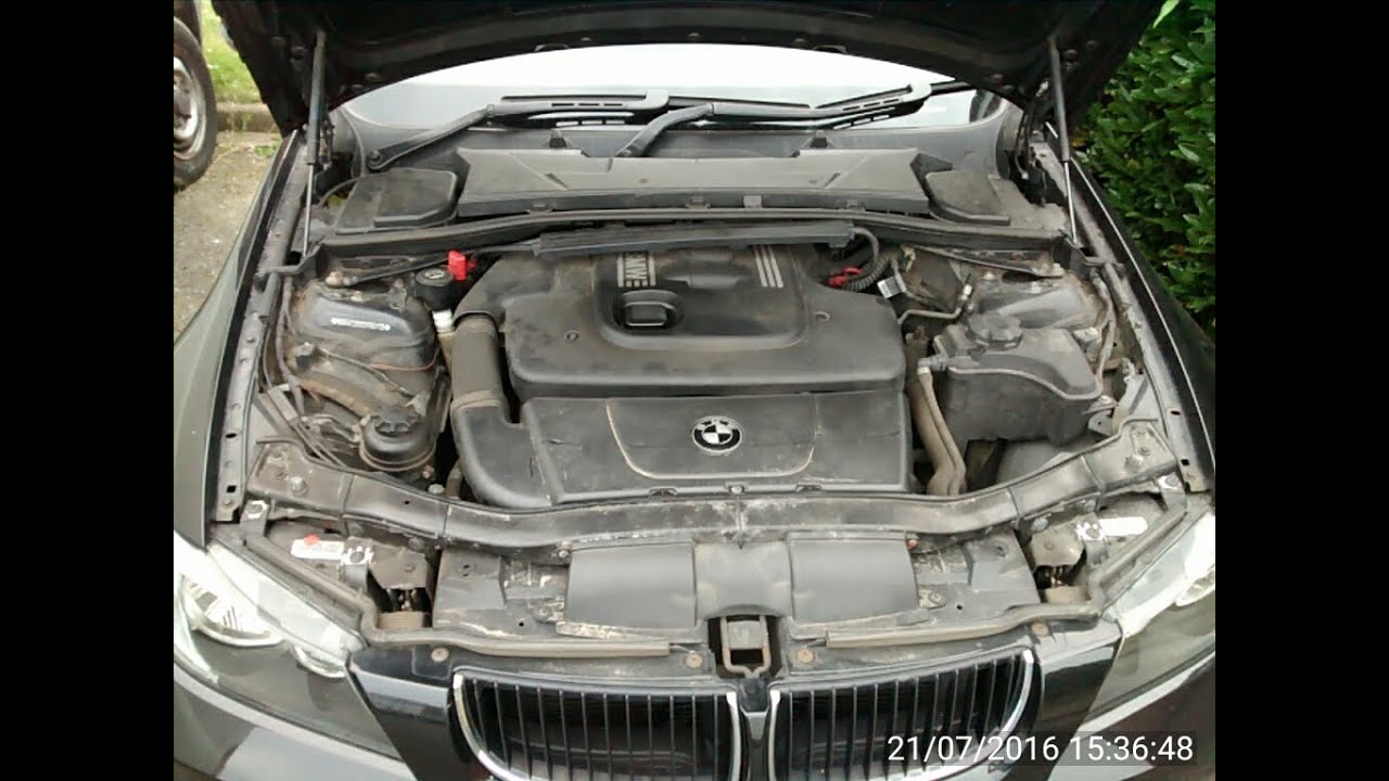 The sound of a failing turbo BMW E90 320D 2006 M47 YouTube