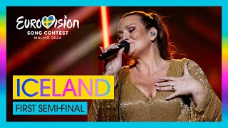 Hera Björk - Scared of Heights (LIVE) | Iceland 🇮🇸 | First Semi-Final | Eurovision 2024