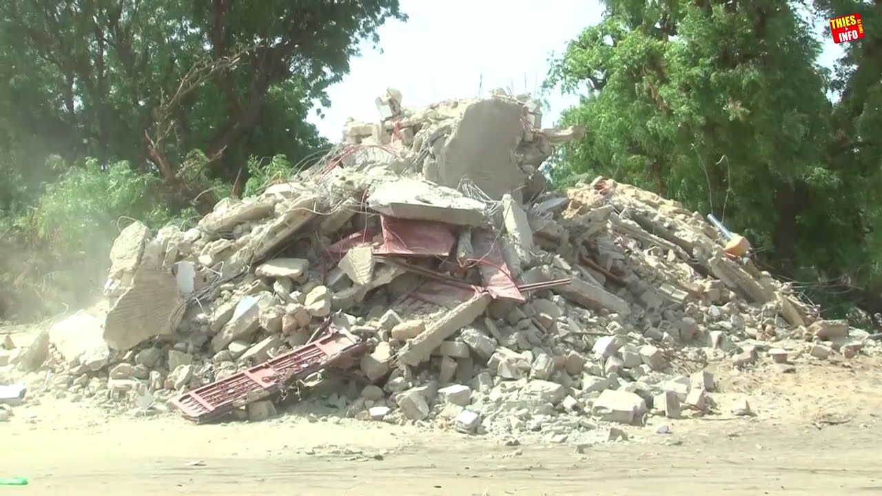 Litige Foncier: Une Maison réduite en tas de Pierre à Thiès