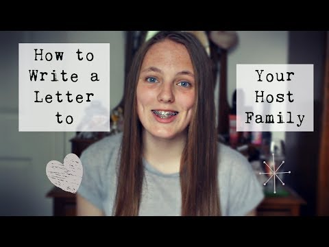 Video: How To Write A Letter To Your Family