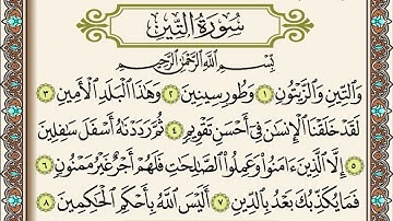 سورة التين / القارئ عيسى جعفري