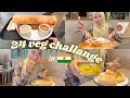 24 hrs vegetarian food challange in india  makan dosa untuk lunch