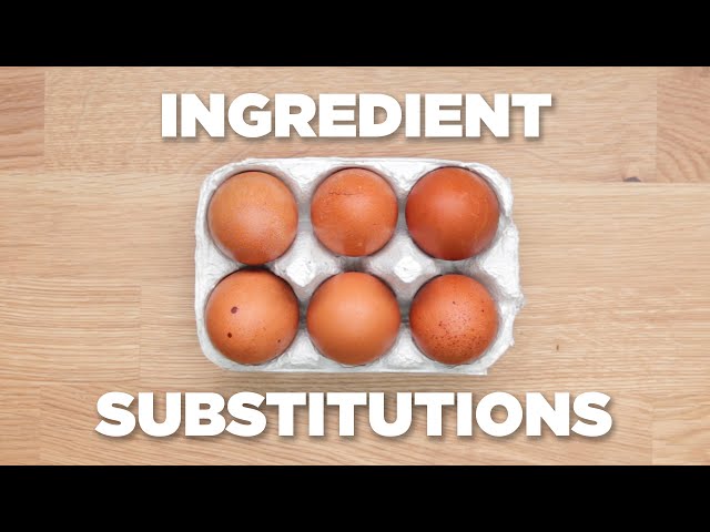 10 Genius Food Substitutions