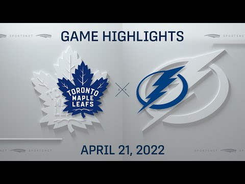 NHL Highlights | Maple Leafs vs. Lightning - Apr. 21, 2022