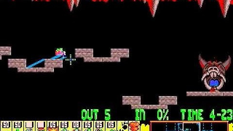 Lemmings PC - Taxing - Level 10