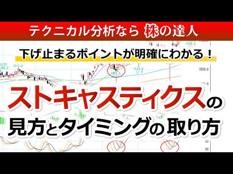 ストキャスティクスの見方とタイミングの取り方