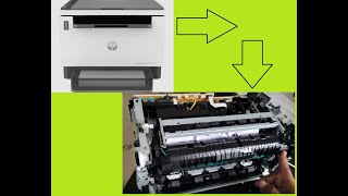 How to open HP Laser Tank 1020w/M1005w/2606 Printer. #wearetechnical