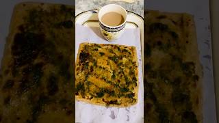 Desi style breakfast 😍☕ | Chatni Wala Paratha + Chai ❤️ | Morning vibes in Pakistan 🇵🇰