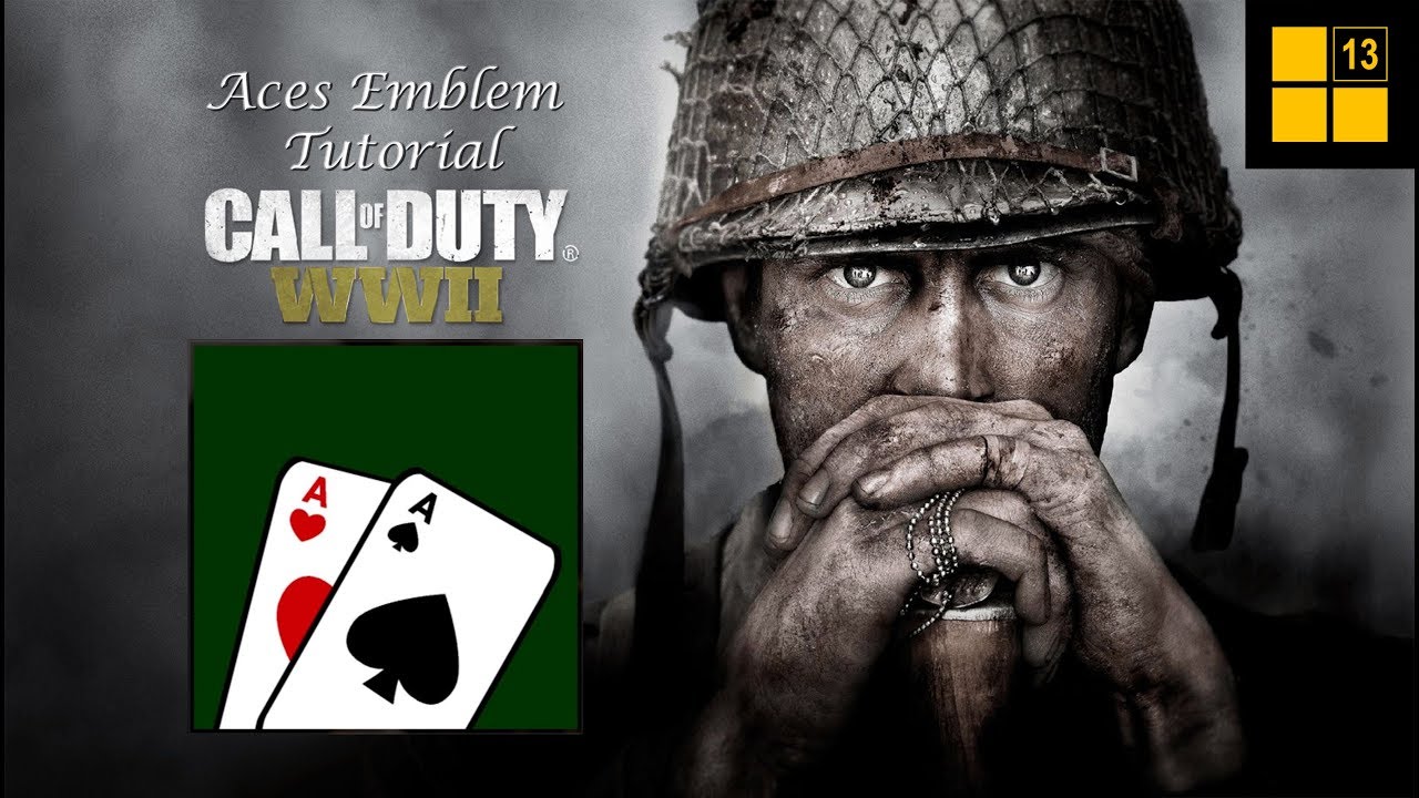 Call of Duty: WWII - Aces Emblem Tutorial - YouTube