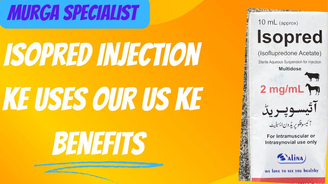 Isopred injection uses | Isopred injection benefits in animals | explained by hamza. 